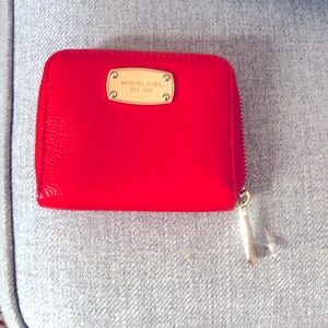 Michael Kors summer orange wallet
